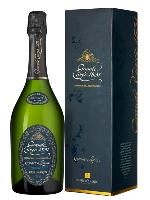 Игристое вино Grande Cuvee 1531 de Aimery Reserve, Cremant de Limoux AOC, gift box 0.75 л 2022