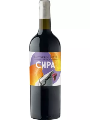 Вино Высокий Берег, Ресто Сира 0.75 л