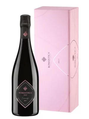Romantica Millesimo Rose Brut, Franciacorta DOCG, gift box 0.75 л 2021