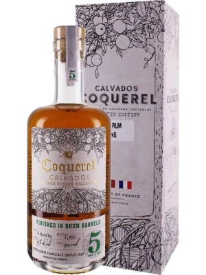 Кальвадос Coquerel, The Cask Finish Collection Rum West Indies 5 Ans, gift box 0.7 л