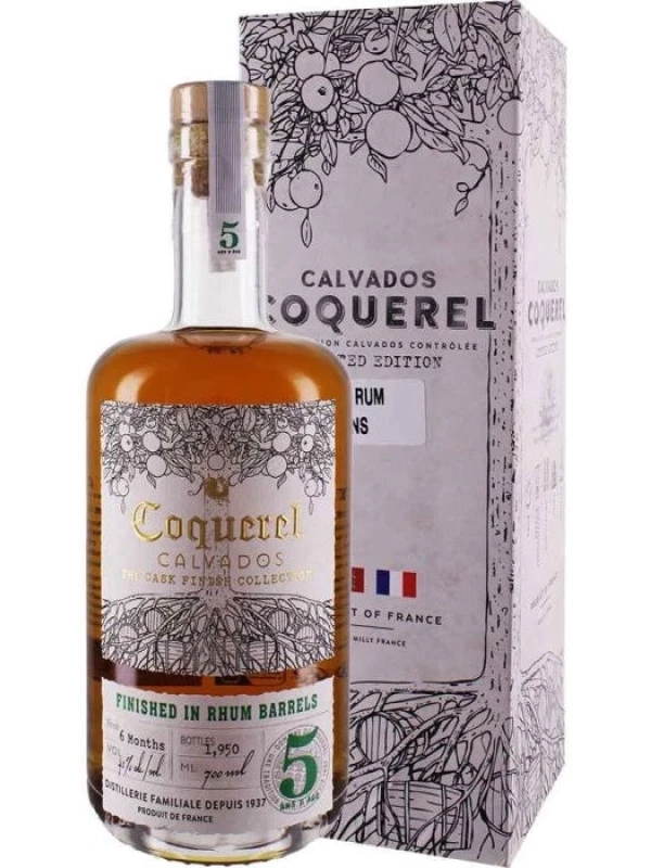 Coquerel, The Cask Finish Collection Rum West Indies 5 Ans, gift box