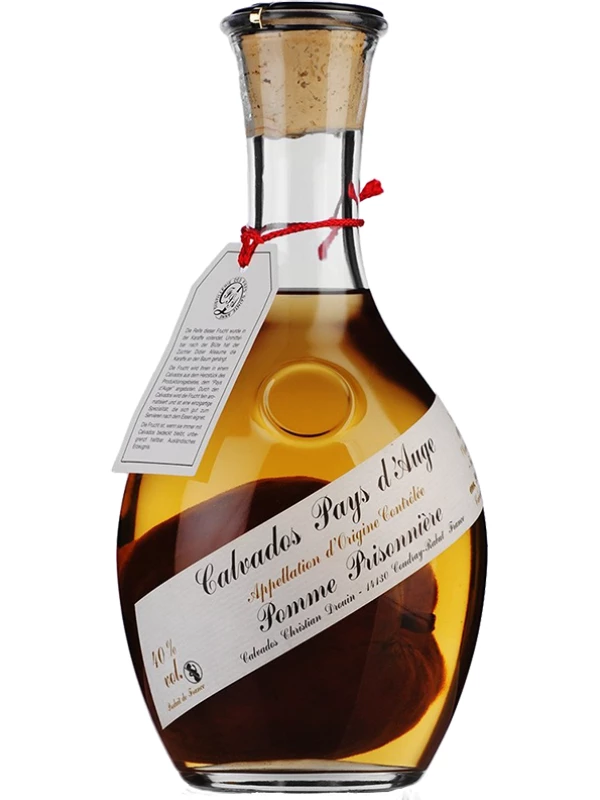Calvados Pays d'Auge Pomme Prisonniere, wooden box