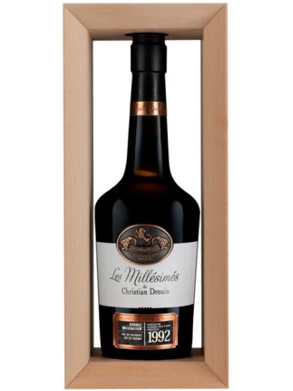 Christian Drouin, Calvados Pays d'Auge, wooden box