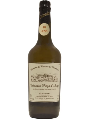 Кальвадос Domaine du Manoir de Montreuil Calvados Pays d'Auge 10 Ans AOC 0.7 л