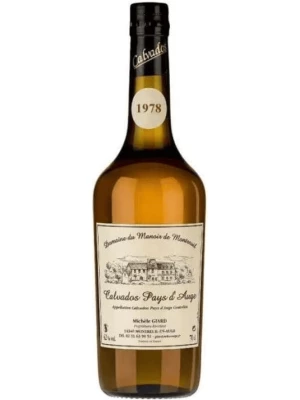 Кальвадос Domaine du Manoir de Montreuil Calvados Pays d'Auge AOC 1978 0.7 л