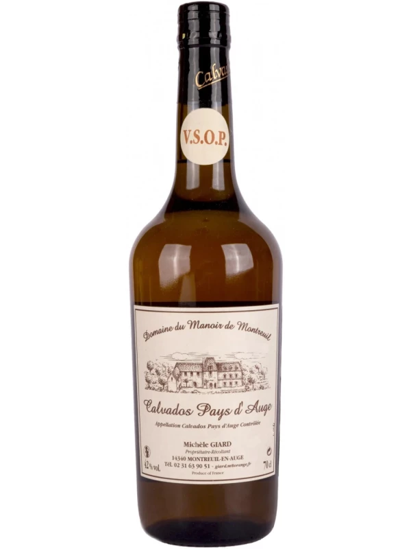 Domaine du Manoir de Montreuil Calvados Pays d'Auge VSOP