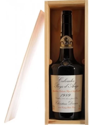 Кальвадос Coeur de Lion, Calvados Pays d'Auge, wooden box 1989 0.7 л