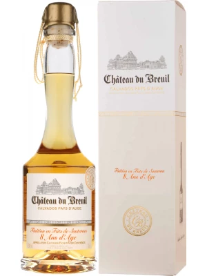 Кальвадос Chateau du Breuil, Finition en Futs de Sauternes 8 Ans d'Age, Pays d'Auge AOC, gift box 0.7 л