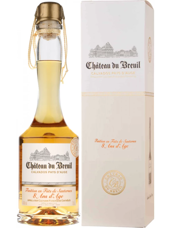Chateau du Breuil, Finition en Futs de Sauternes 8 Ans d'Age, Pays d'Auge AOC, gift box