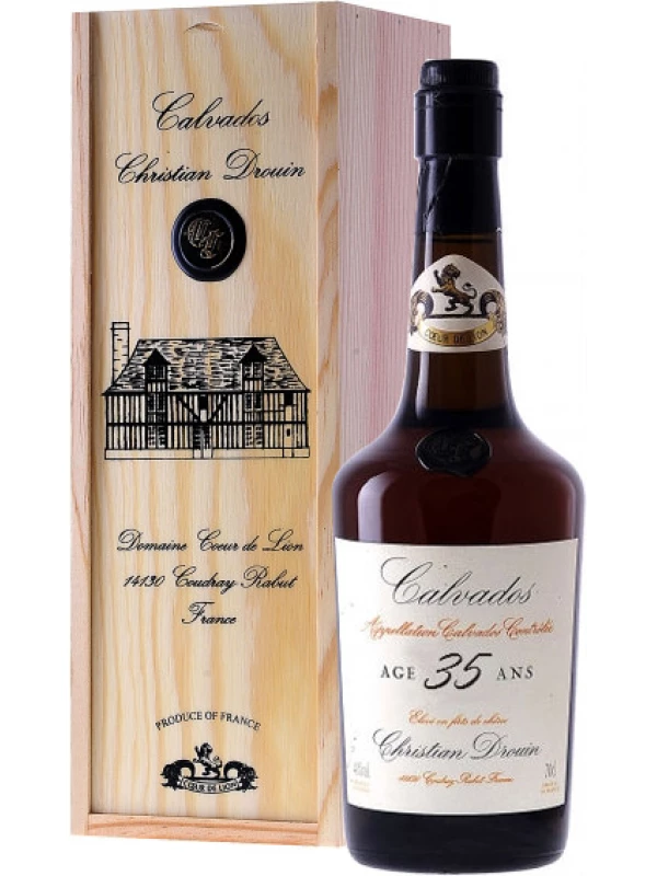 Coeur de Lion Calvados 35 ans, wooden box