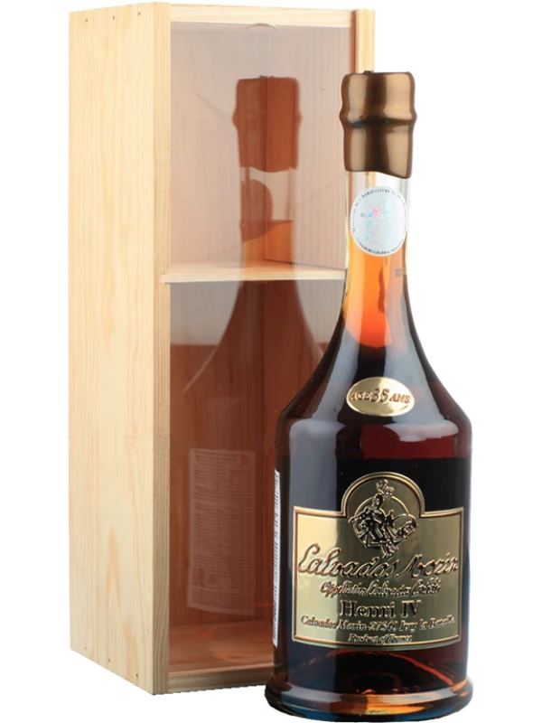 Calvados Morin, Henri IV, 35 years, wooden box