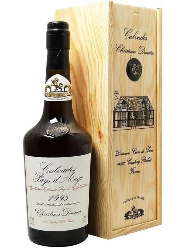 Coeur de Lion Calvados Pays d'Auge, wooden box