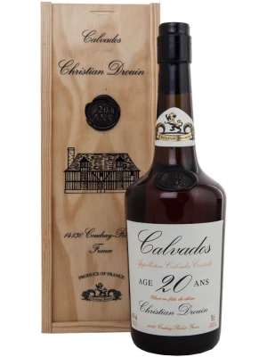 Кальвадос Christian Drouin Calvados 20 ans, wooden box 0.7 л