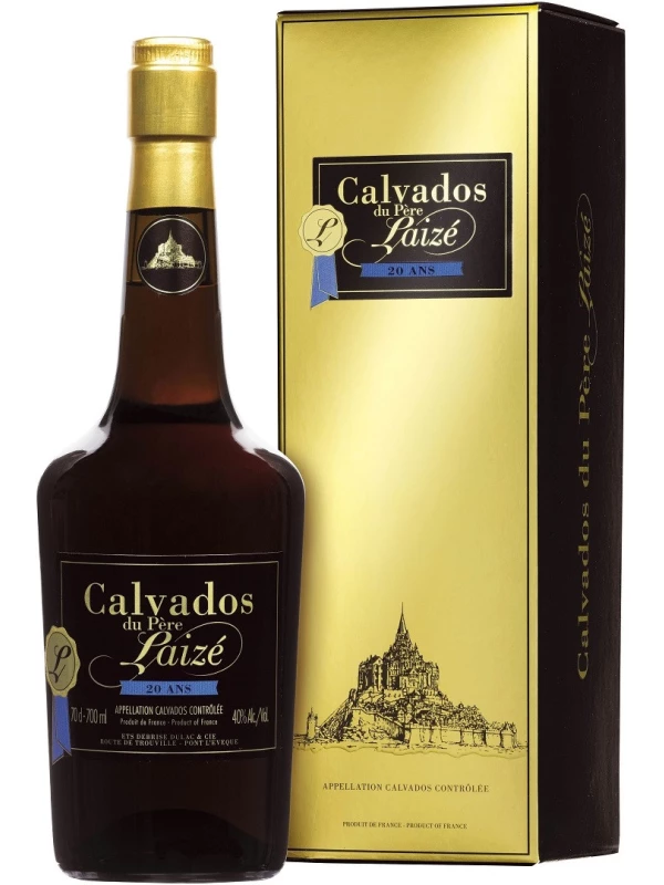 Calvados du pere Laize, 20 Ans, gift box
