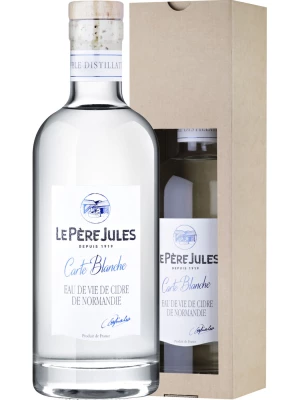Кальвадос Le Pere Jules, Carte Blanche Eau de Vie de Cidre de Normandie, gift box 0.7 л