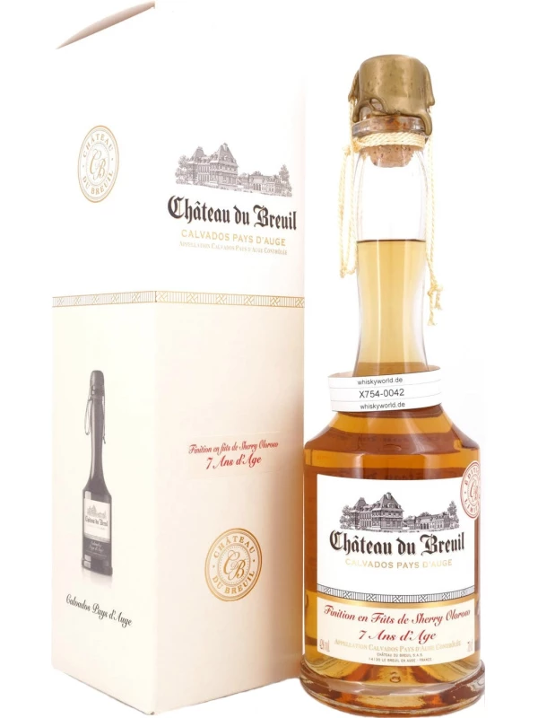 Chateau du Breuil, Finition en Futs de Sherry Oloroso 7 Ans d'Age, Pays d'Auge AOC, gift box