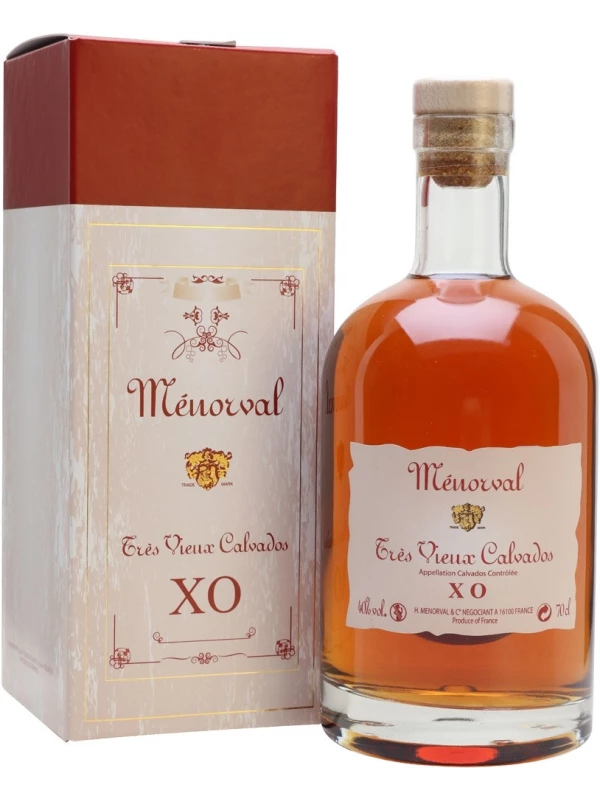 Menorval Tres Vieille XO, Calvados AOC, gift box
