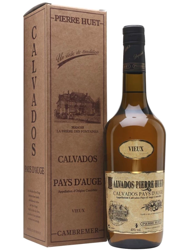 Calvados Pierre Huet, Vieux Pays d'Auge AOC, gift box