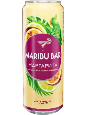 Коктейль Maribu Bar Margarita Passion Fruit, Lime & Tequila, in can 0.45 л