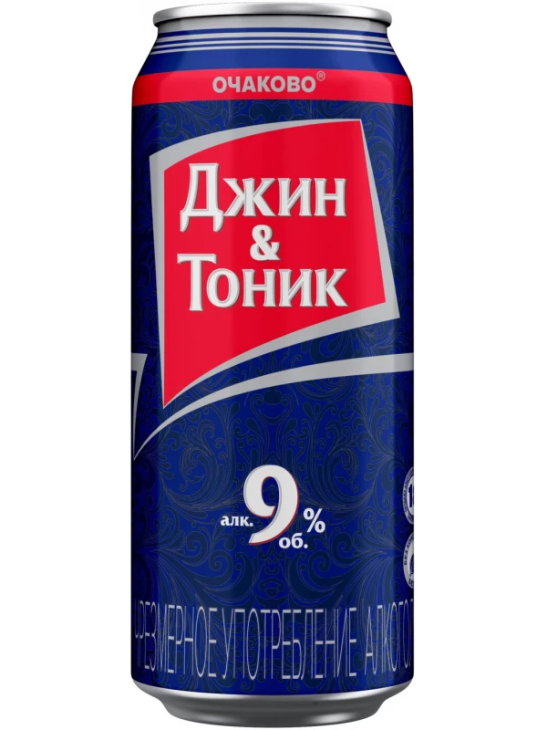 Очаково, Джин & Тоник, в жестяной банке