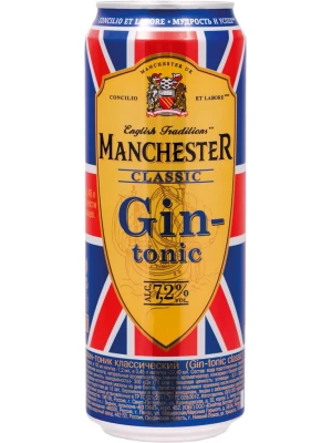 Коктейль Manchester Gin-tonic Classic, in can 0.45 л