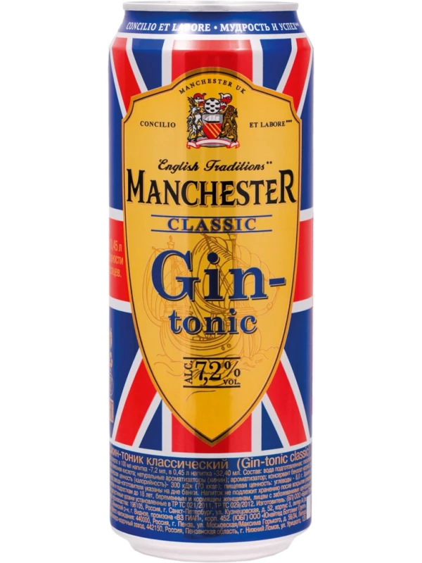 Manchester Gin-tonic Classic, in can