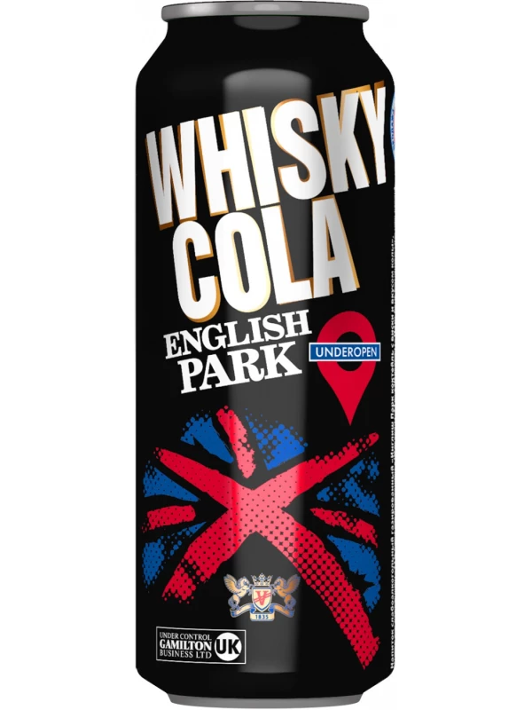English Park Whisky Cola, in can