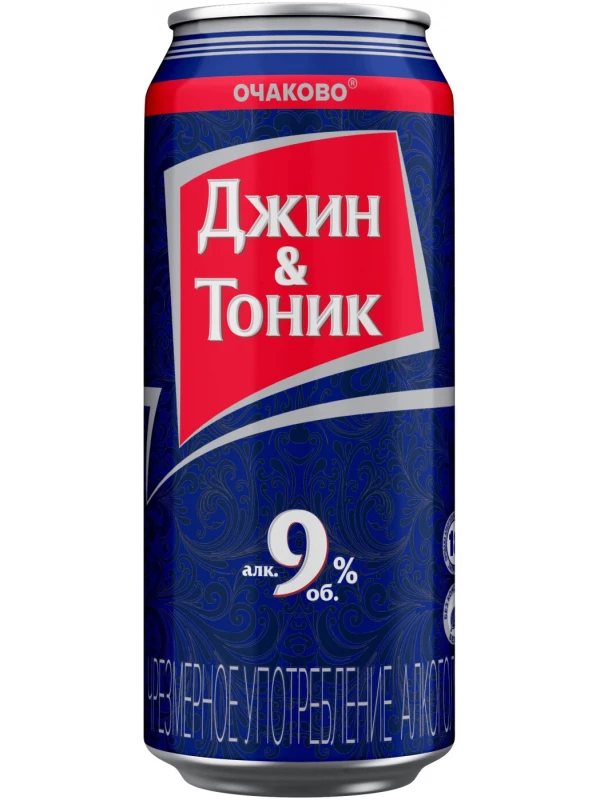 Очаково, Джин & Тоник, в жестяной банке