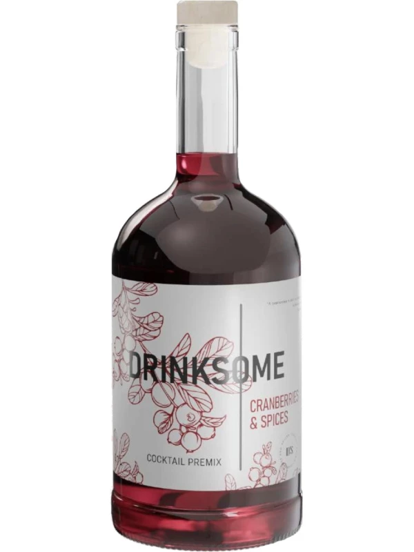 Drinksome Cranberries & Spices, Cocktail Premix