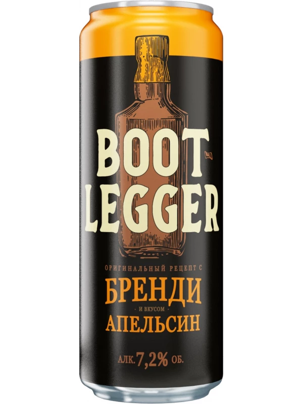 Bootlegger with Brandy and Orange flavor, in can