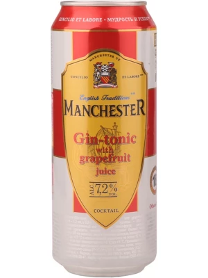 Коктейль Manchester Gin-tonic with Grapefruit juice, in can 0.45 л