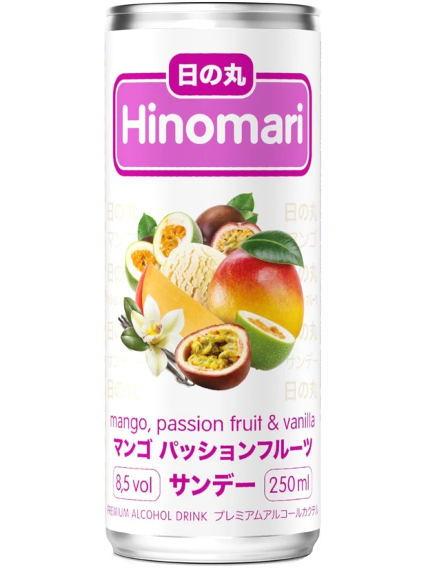Hinomari Mango, Passion Fruit & Vanilla, in can