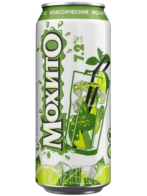 Коктейль Очаково, Мохито Классический, в жестяной банке 0.45 л