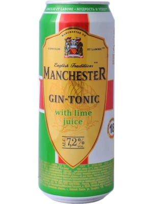 Коктейль Manchester Gin-tonic with Lime juice, in can 0.45 л