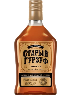 Коньяк Старый Гурзуф Авторский Золотой Купаж 0.25 л