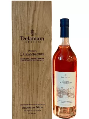 Коньяк Delamain, Domaine La Rambaudie 30 Anniversary, Cognac Grande Champagne AOC, wooden box 0.7 л