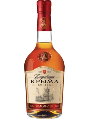 Коньяк Сокровища Крыма Пятилетний 0.5 л