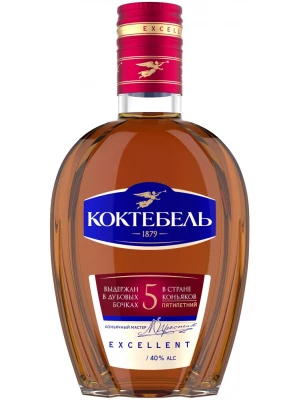 Коньяк Коктебель 5 Звезд 0.375 л