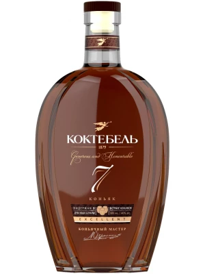 Коньяк Коктебель 7-летний 0.5 л