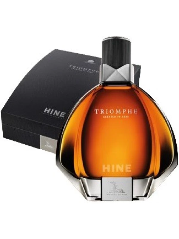 Hine Triomphe, crystal decanter in a gift box