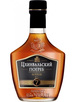 Коньяк Цхинвальский Погреб 7-летний 0.5 л