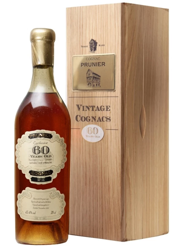 Prunier 60 Years Old, Petite Champagne AOC, wooden box