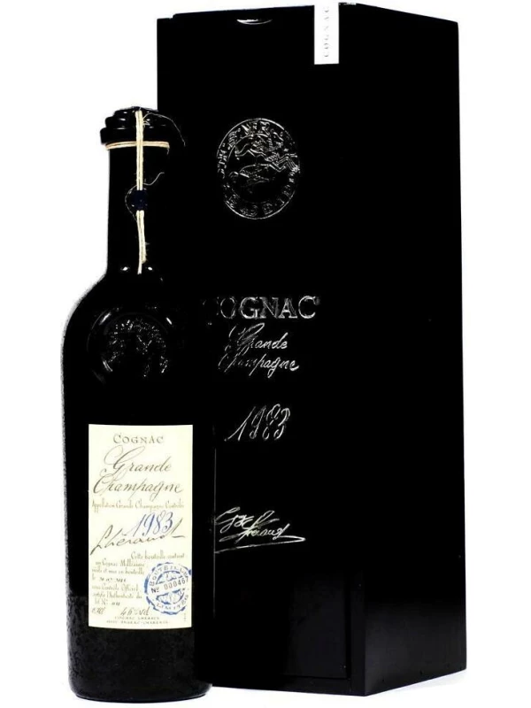 Lheraud, Cognac Grande Champagne, wooden box