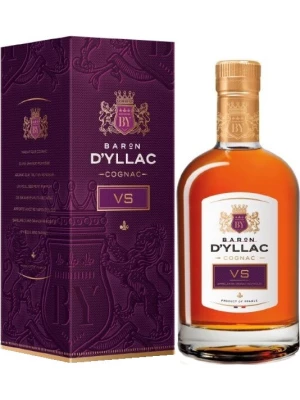 Коньяк Baron D'Yllac VS, gift box 0.7 л