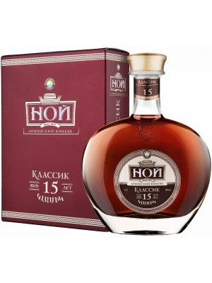 Коньяк Ной Классик 15-летний, в подарочной коробке 0.7 л