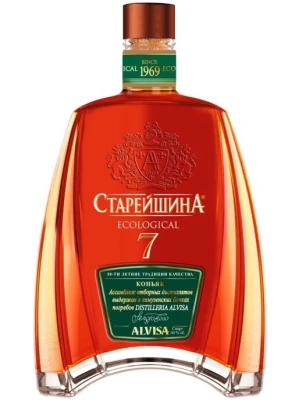 Коньяк Старейшина КВ, 7-летний 0.25 л