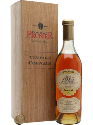 Коньяк Prunier Fins Bois AOC, wooden box 1985 0.7 л