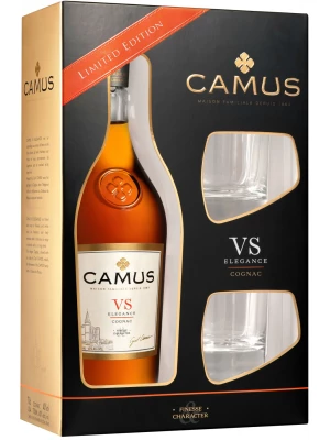 Коньяк Camus VS, gift box with 2 glasses 0.7 л