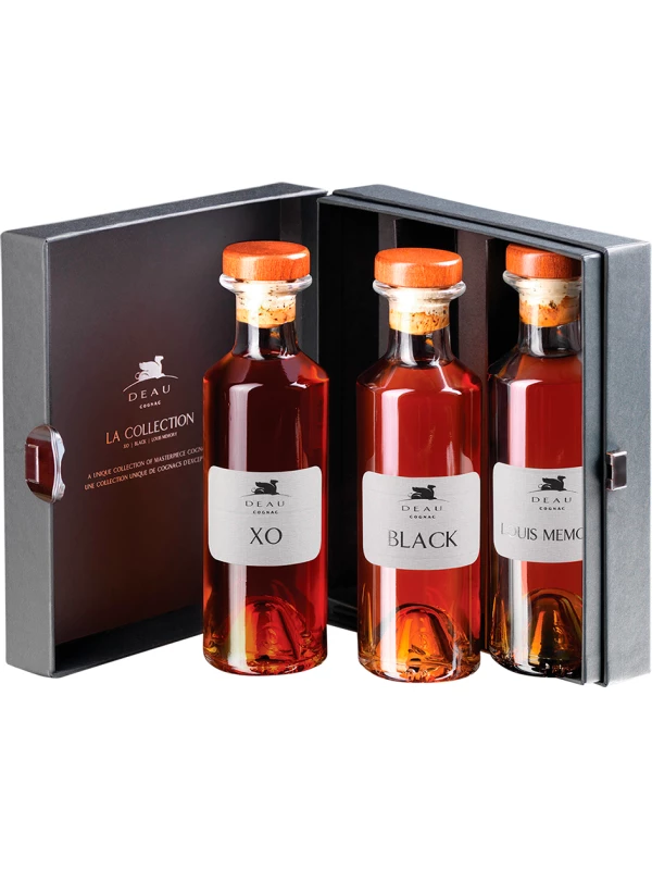 Deau, Collection 3, 3 bottles, Deau XO, Deau Black, Deau Louis Memory, in gift box