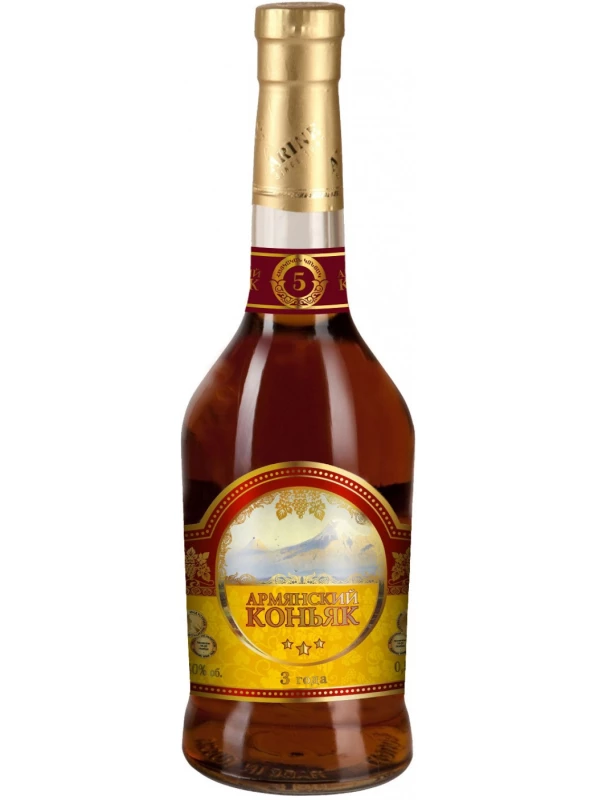 Hayasy, Armenian Cognac 3 Years Old